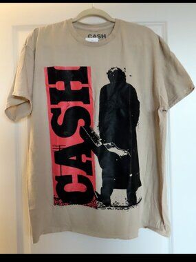 Johnny Cash graphic band Tshirt Large XL